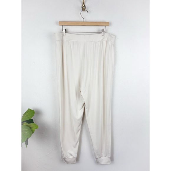 Cozy Earth Women's Ivory Bamboo Jogger Pant Sz XXL - Picture 4 of 13